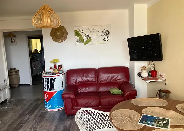 Διαμέρισμα Les Palmiers Tres Beau T2 Vue 2mn De La Plage150m