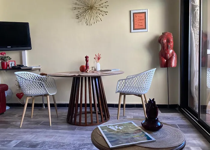 Διαμέρισμα Les Palmiers Tres Beau T2 Vue 2mn De La Plage150m